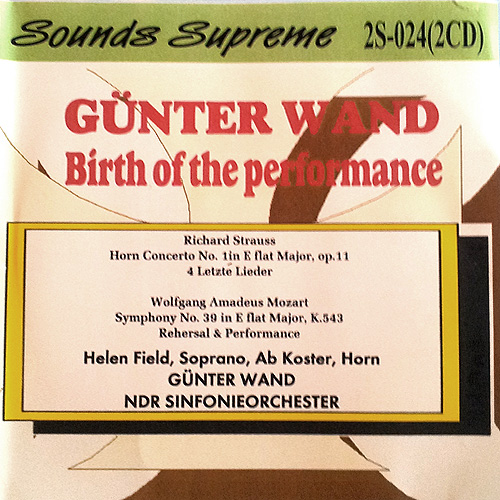G. Wand – Birth of the Performance